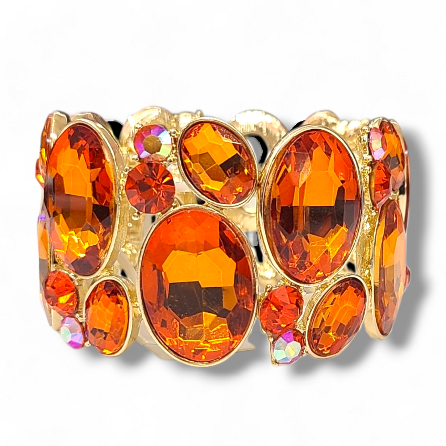 Orange gold bracelet