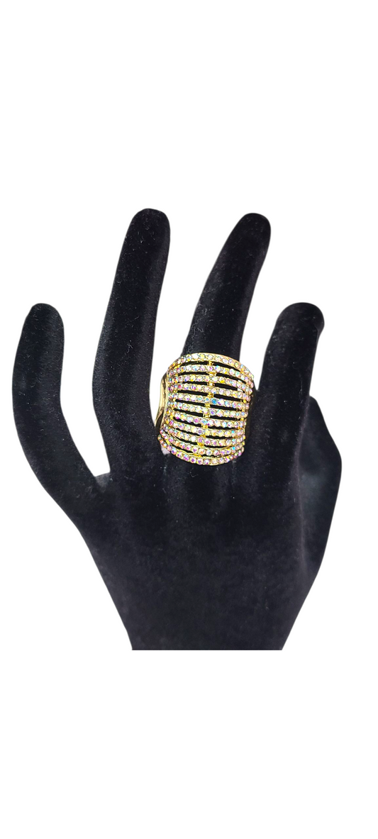 Gold AB multi layer ring