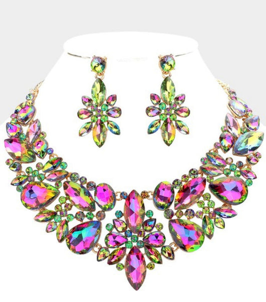 Statement Oilslick Necklace