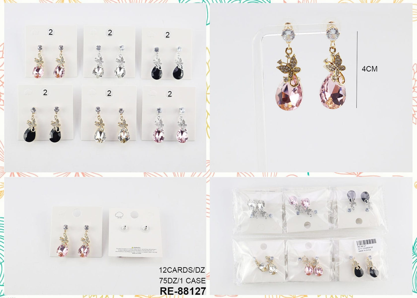 Dozen Pack earrings