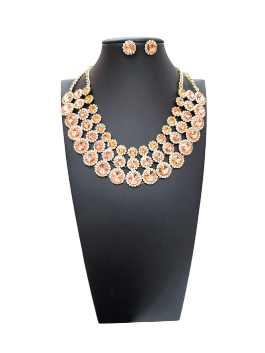 Peach Layer Necklace