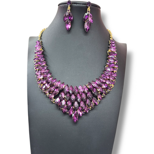 Dark purple necklace