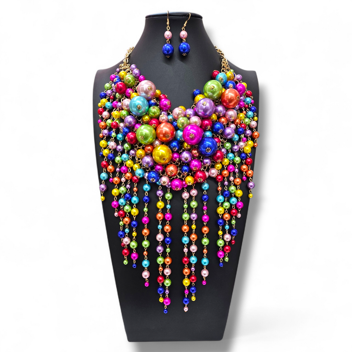 Statement Multi Pearl Necklace