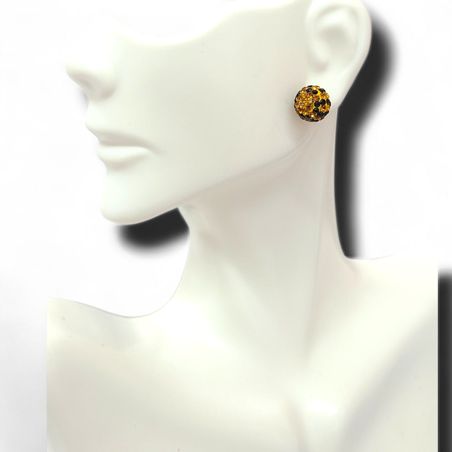 Cheetah print earrings
