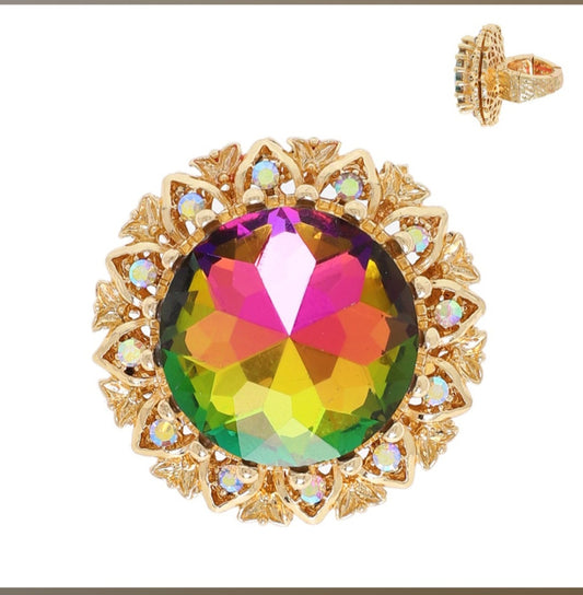 Statement Oilslick Ring