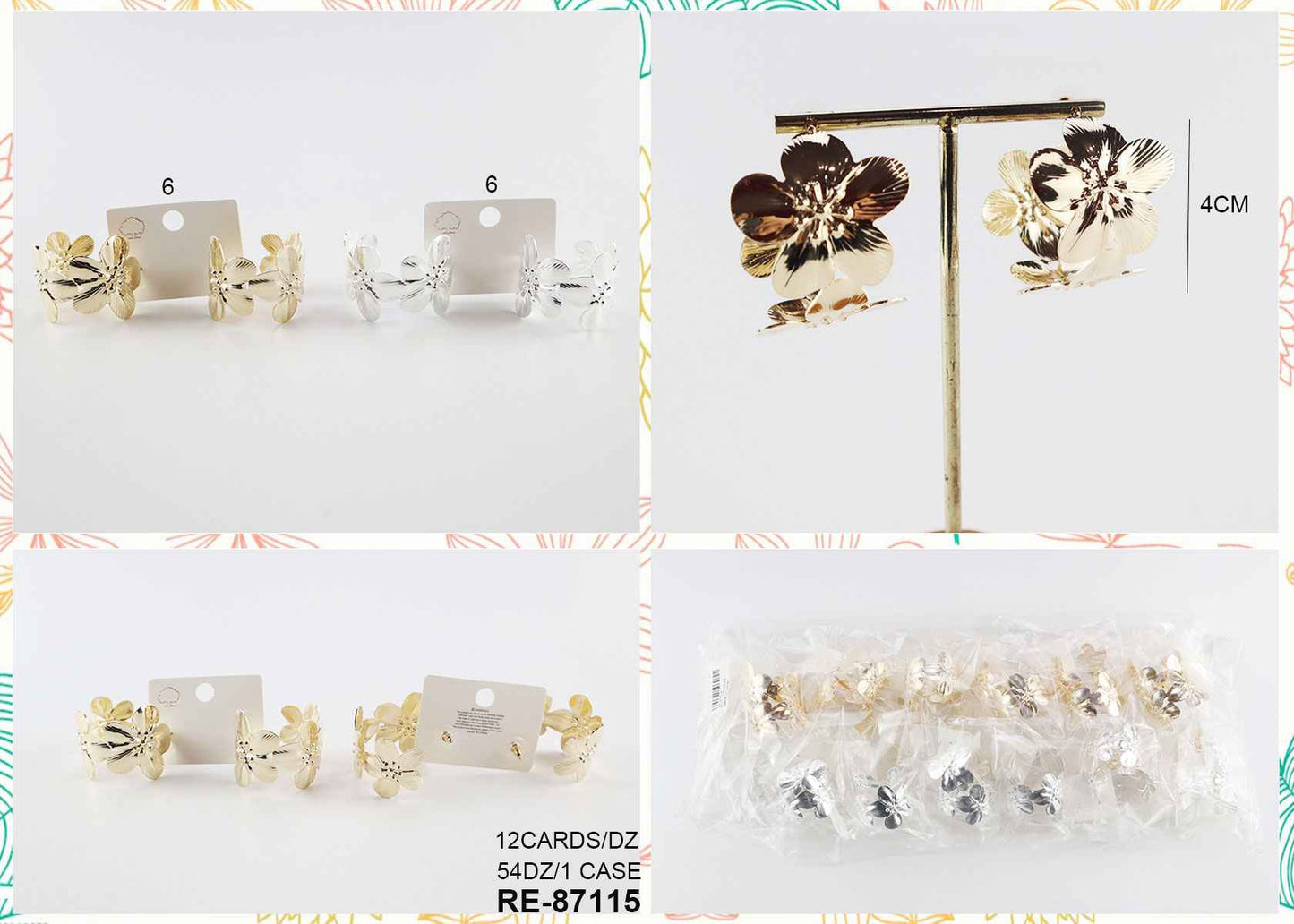 Flower Hoop Dozen Pack