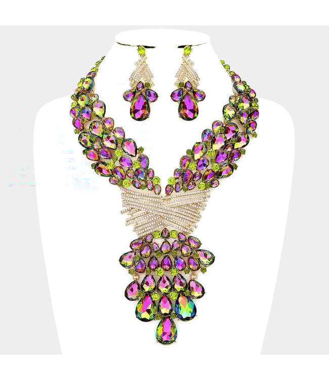 Statement Oilslick Necklace