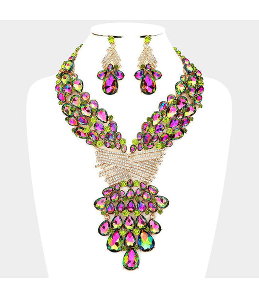 Statement Oilslick Necklace