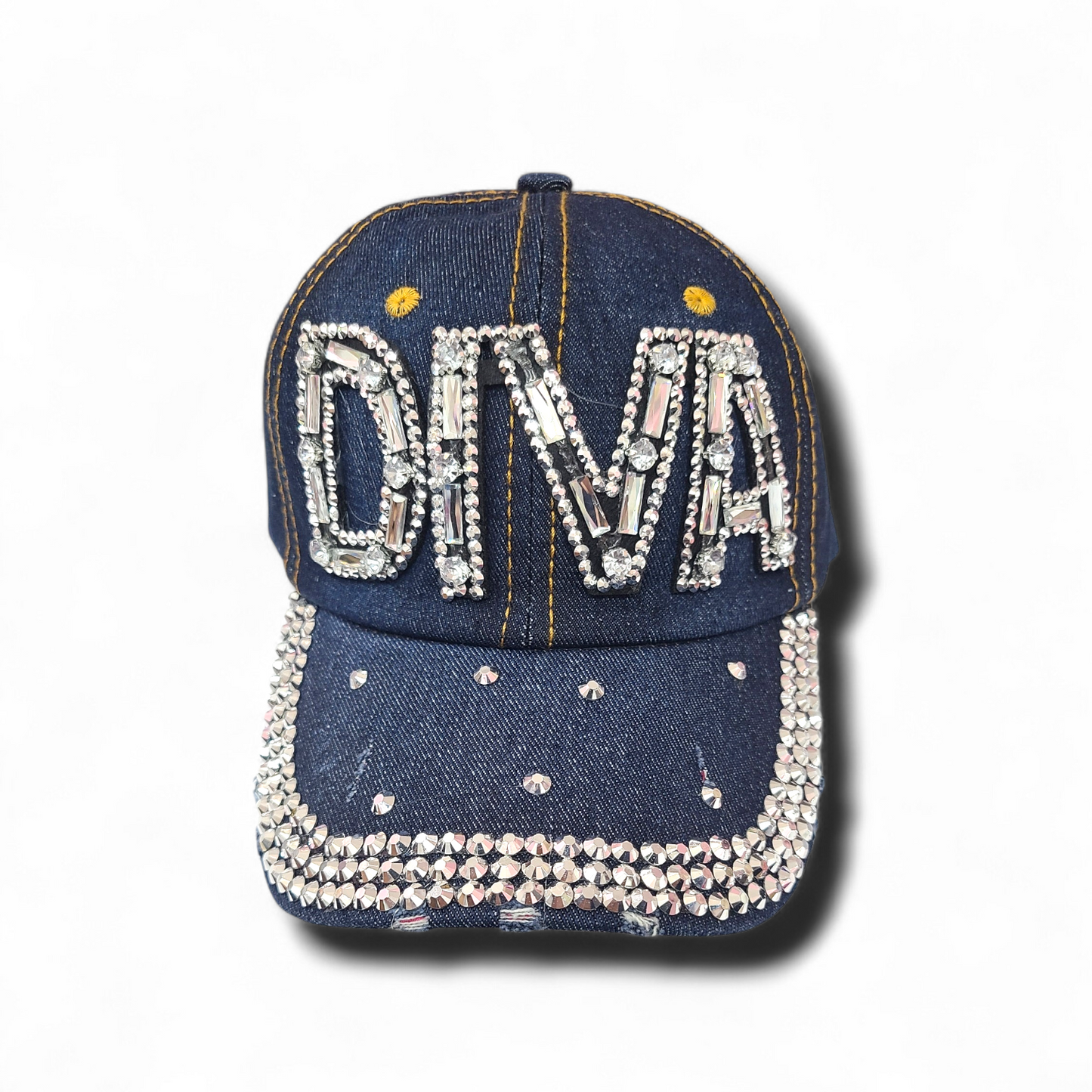 Diva denim cap