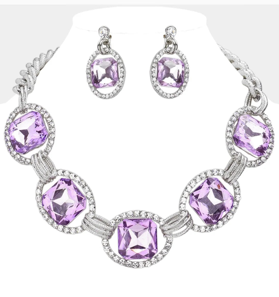Lavender silver set
