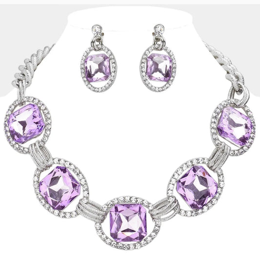 Lavender silver set