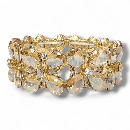 Topaz butterfly bracelet