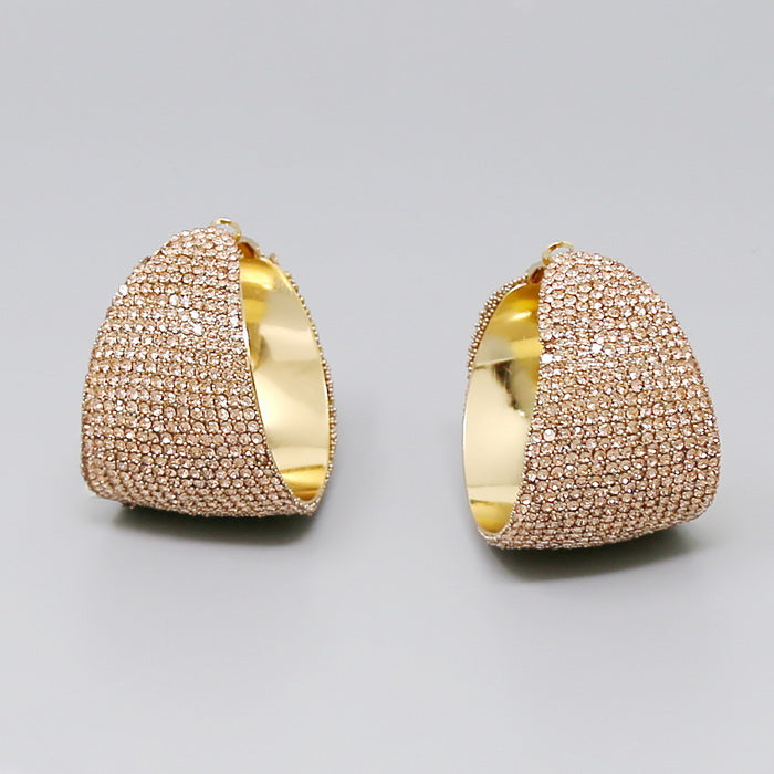 Thick Rose Gold hoops