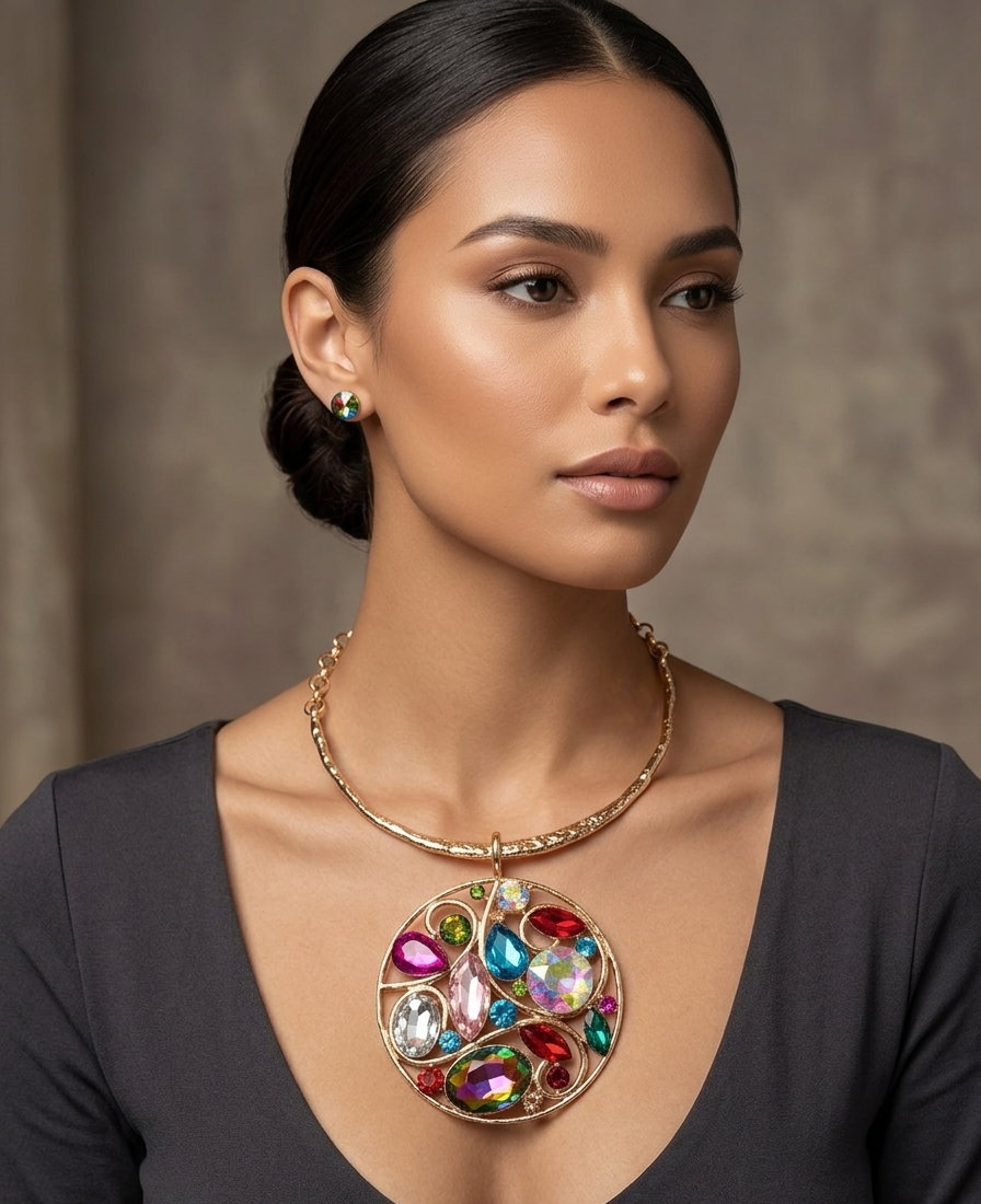 Multi Pendant Necklace