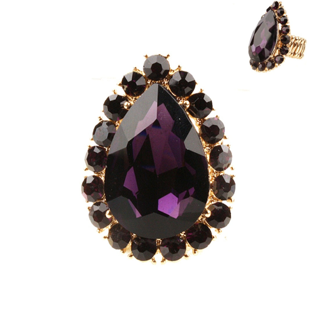 Purple Almond Ring
