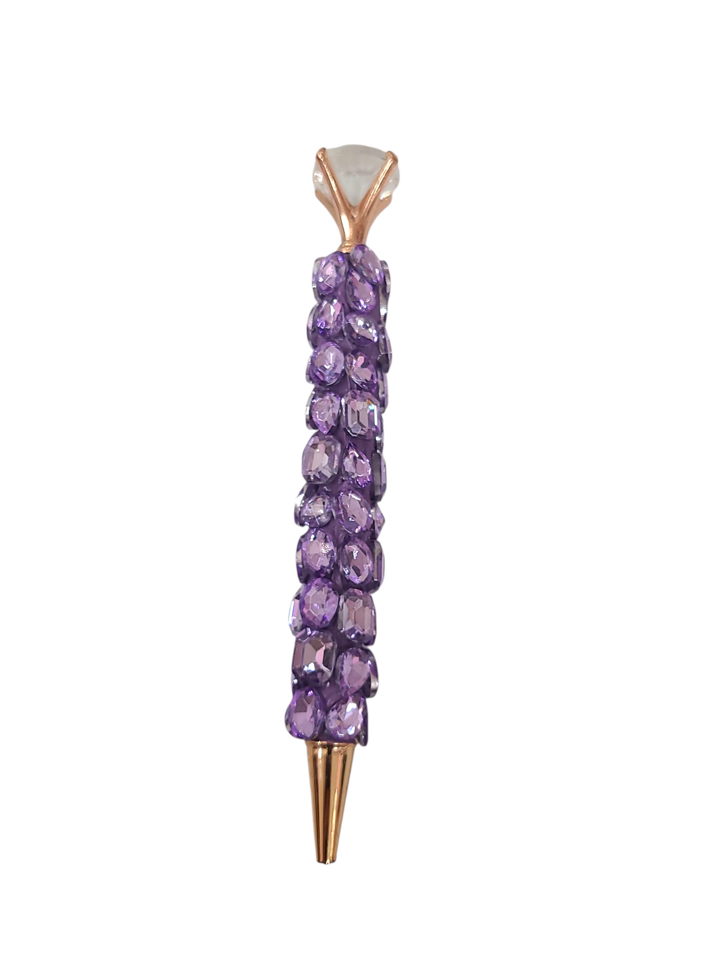 Purple rhinestone pen