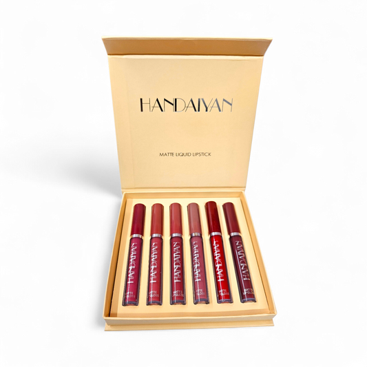 Matte liquid lipstick set of 6