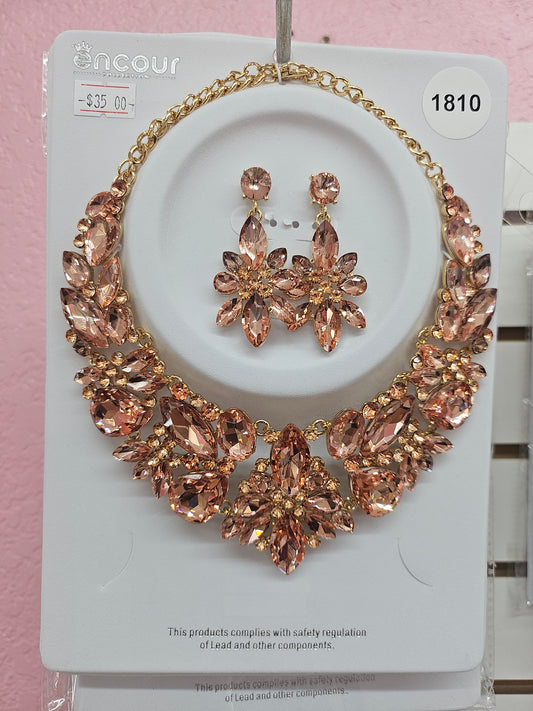Rose Gold statement necklace