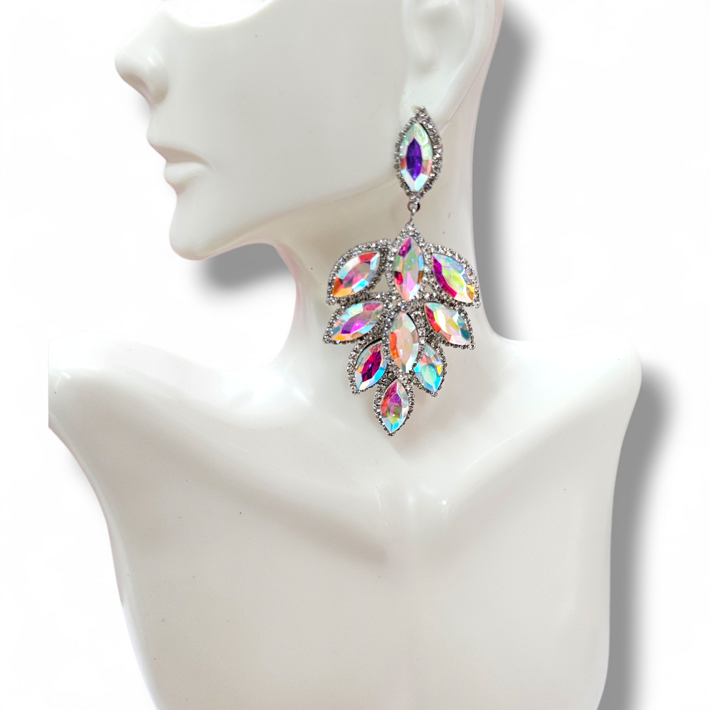 Silver AB Post earrings