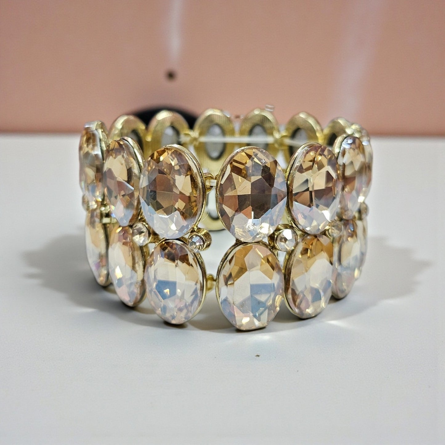 Topaz statment bracelet