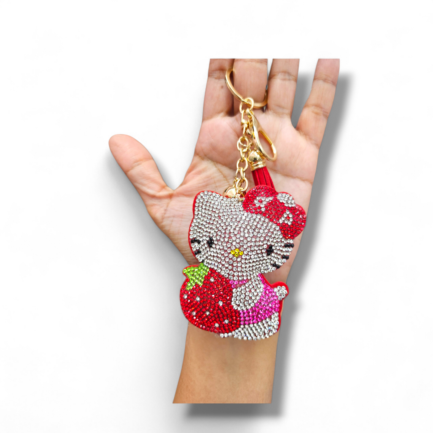 Red Strawberry Keychain