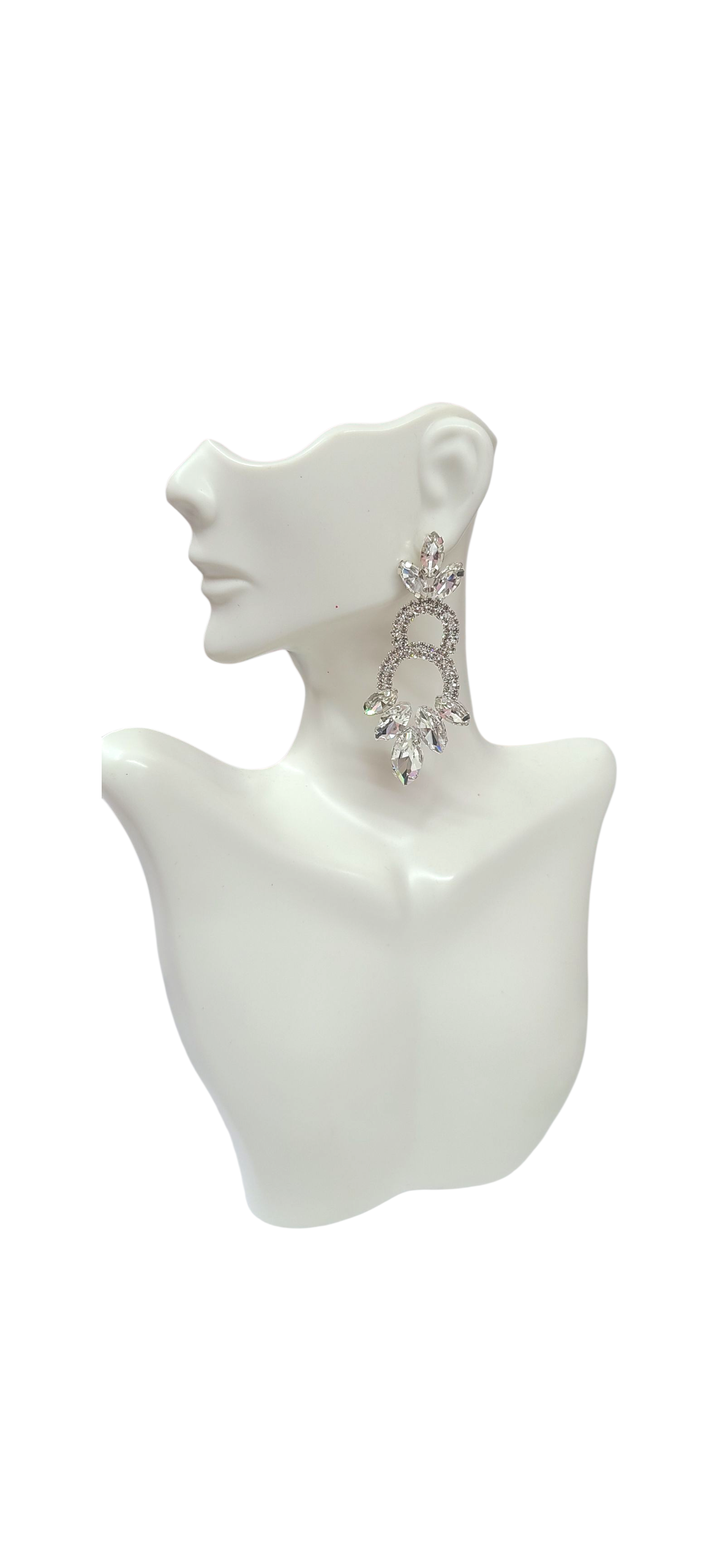 Silver elegant earrings